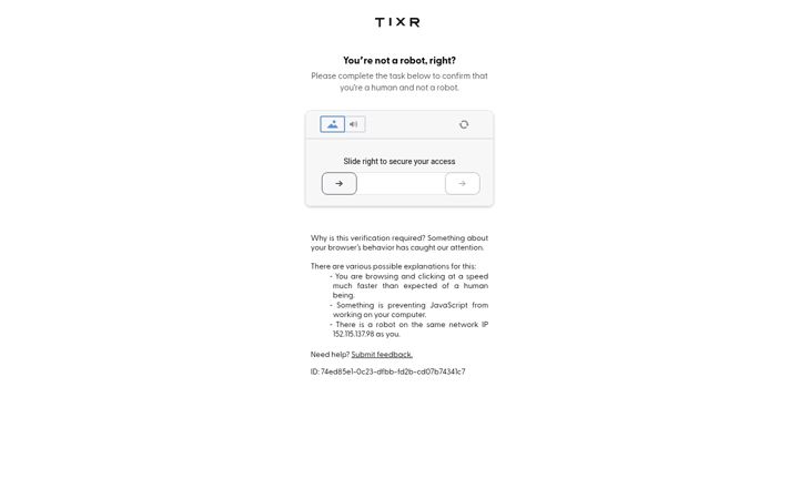 Zrzut ekranu tixr.com