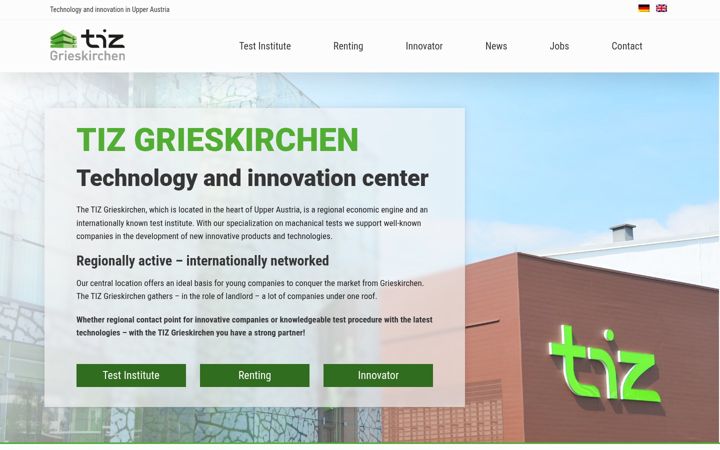 Ekraanipilt saidist tiz-grieskirchen.at