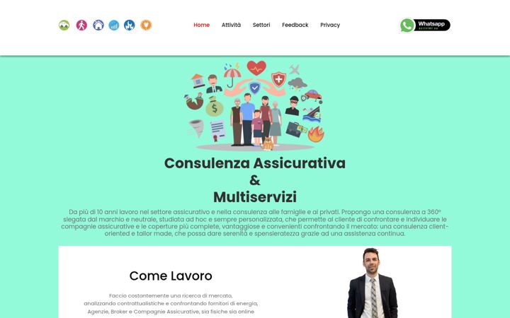 Screenshot of tizianozaninello.it