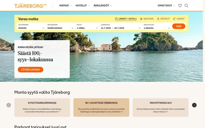 Screenshot of tjareborg.fi