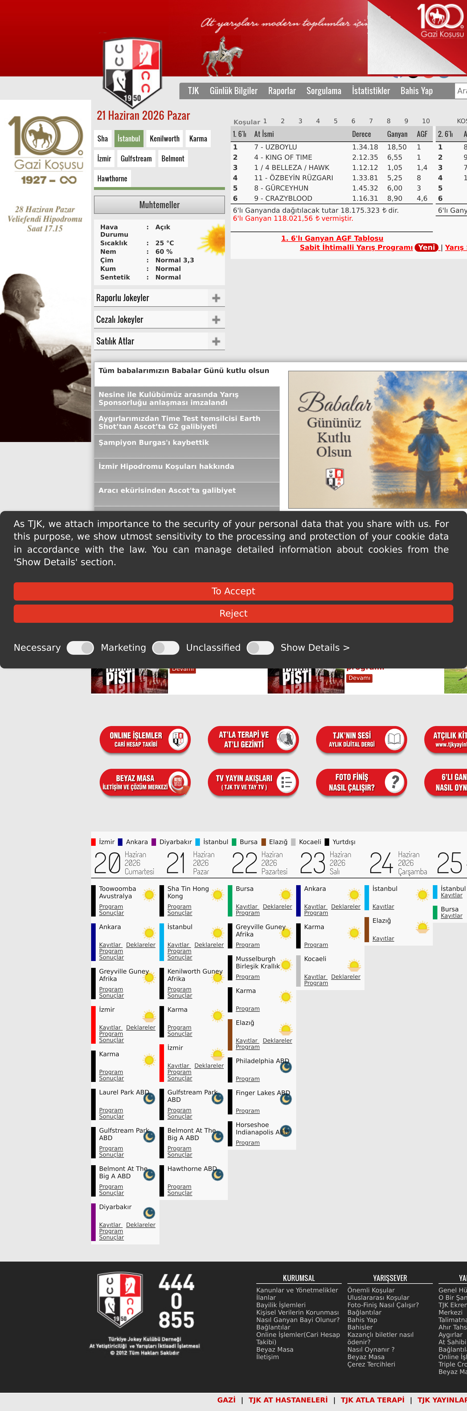 Tablet screenshot of tjk.org