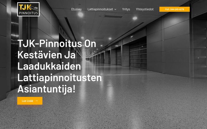 Skjermbilde av tjkpinnoitus.fi
