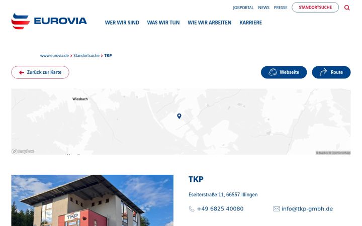 Screenshot von tkp-gmbh.de