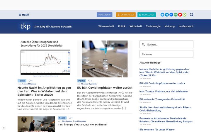 Screenshot of tkp.at