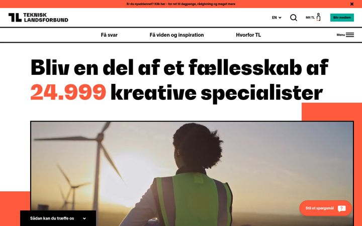 Skærmbillede af tl.dk