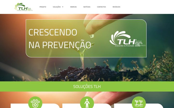 Screenshot of tlh.pt