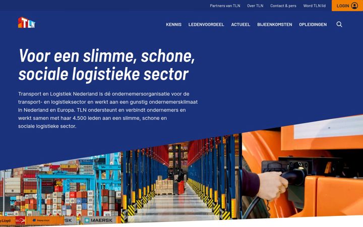 Screenshot di tln.nl