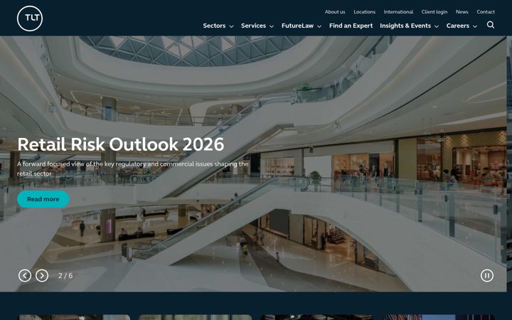 Screenshot of tlt.com