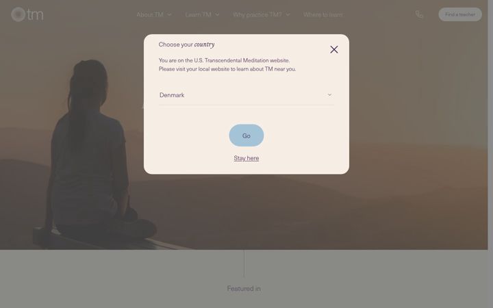 Screenshot of tm.org