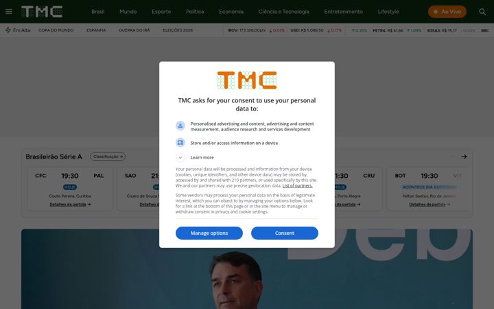 Screenshot of tmc.com.br