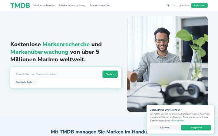 Screenshot of tmdb.eu