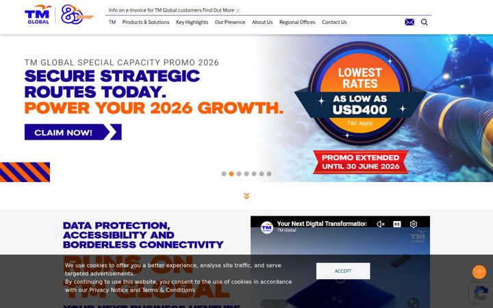 Screenshot von tmglobal.com.my