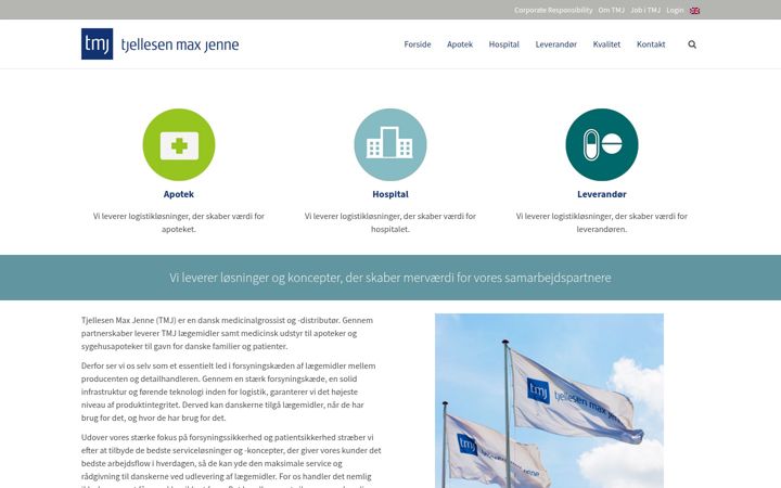 Screenshot of tmj.dk