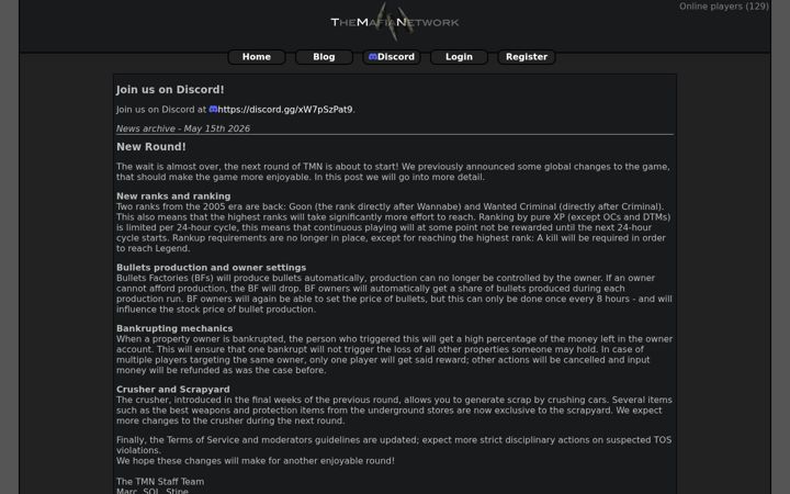 Screenshot of tmn2010.net