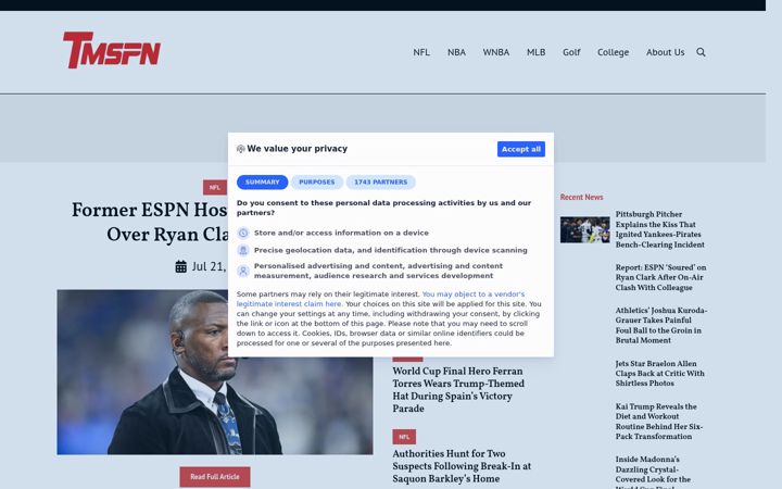 Screenshot of tmspn.com