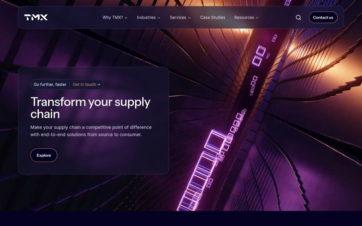 Screenshot of tmxtransform.com