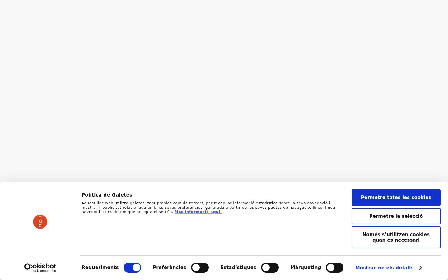 Capture d'écran de la bannière de consentement affichée avant toute interaction