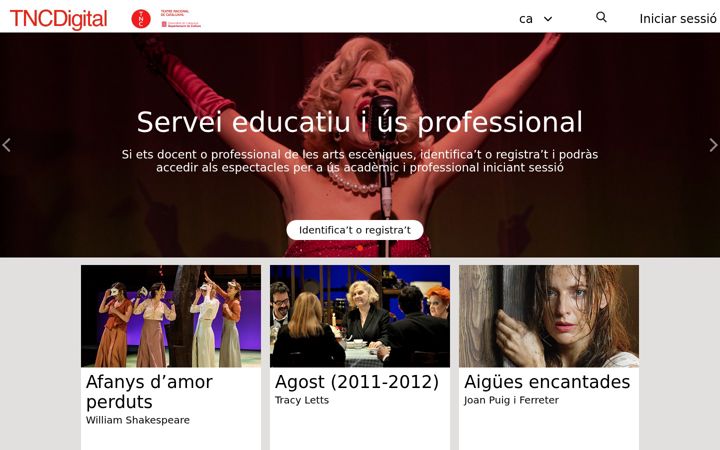 Screenshot of tncdigital.cat