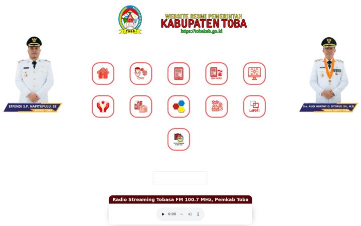 Screenshot of tobakab.go.id