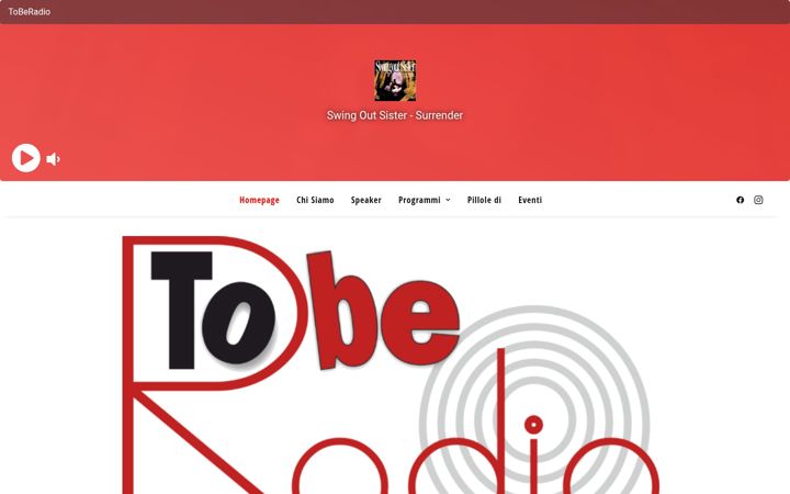 Screenshot of toberadio.com