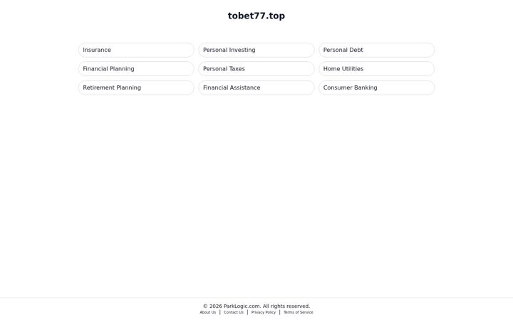 Screenshot of tobet77.top
