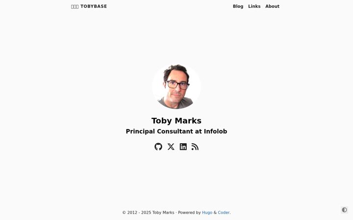 Screenshot von tobybase.com
