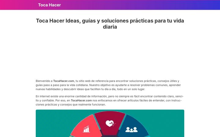 Ekrānuzņēmums no tocahacer.com