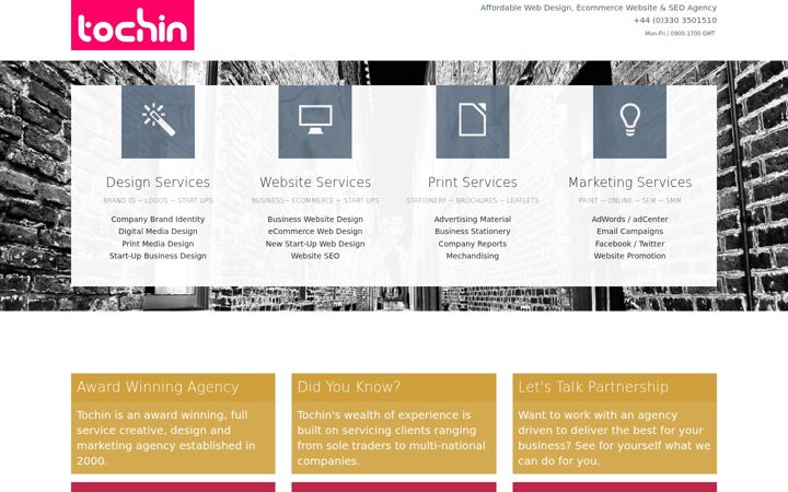 Screenshot of tochin.net