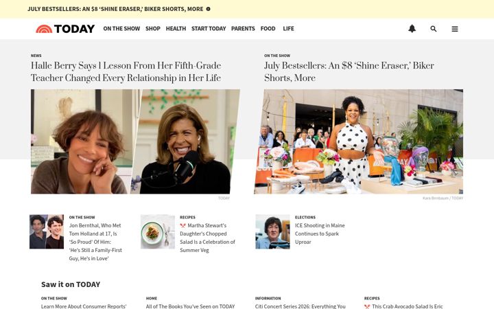 Screenshot di today.com