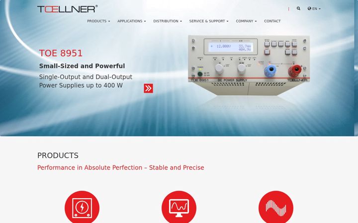 Screenshot of toellner.de