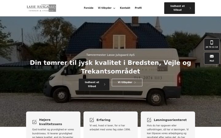 Ekrānuzņēmums no toemrerjulsgaard.dk
