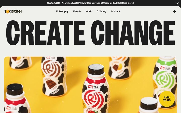 Képernyőkép: togetheragency.co.uk