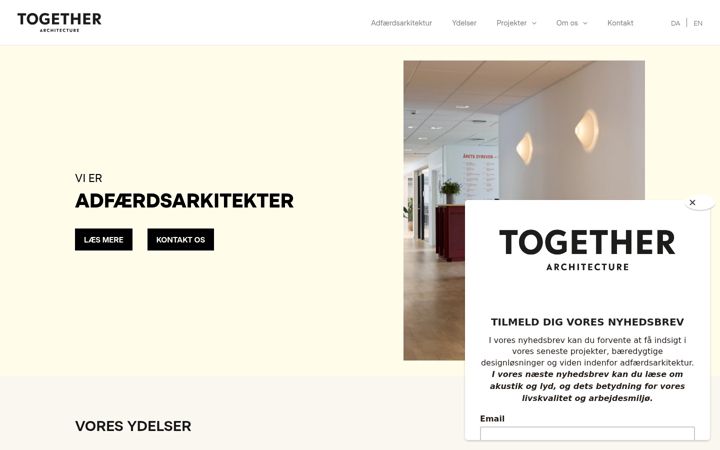 Screenshot of togetherarchitecture.com