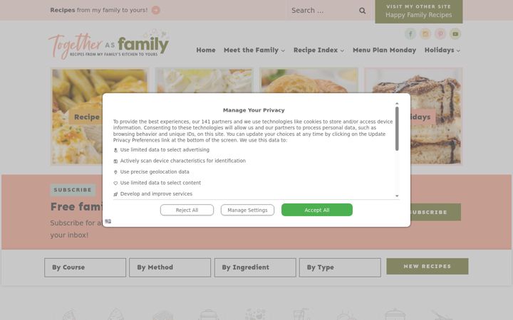 Screenshot of togetherasfamily.com
