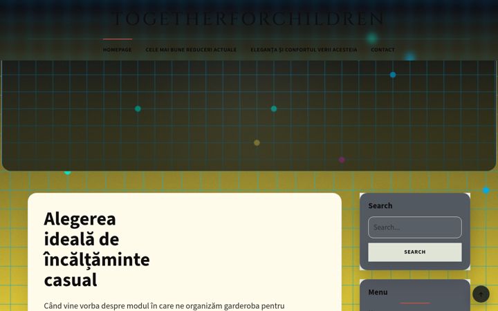 Screenshot of togetherforchildren.ro