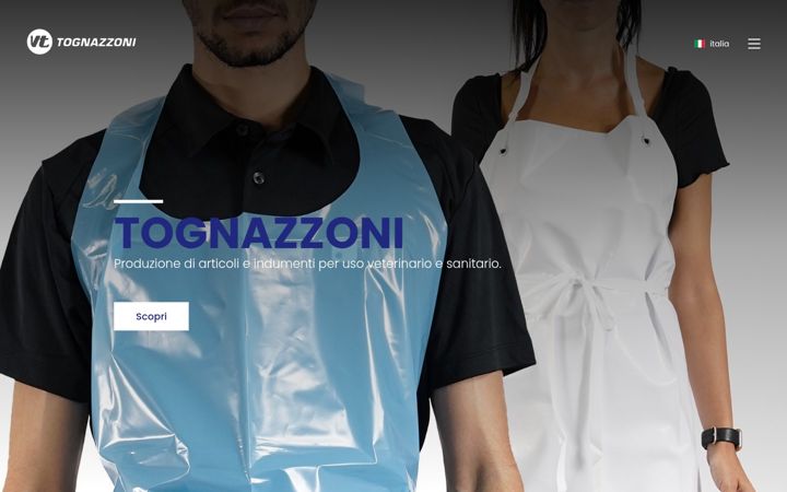 Snímek obrazovky tognazzoni.com