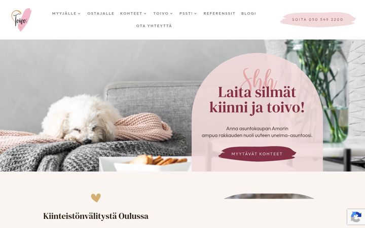 Captură de ecran a toivolkv.fi