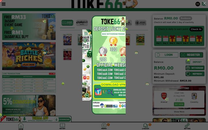 Screenshot of toke66a.com