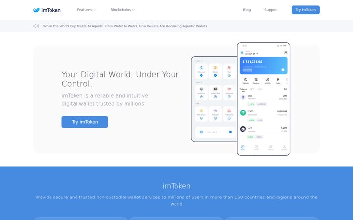 Screenshot of token.im