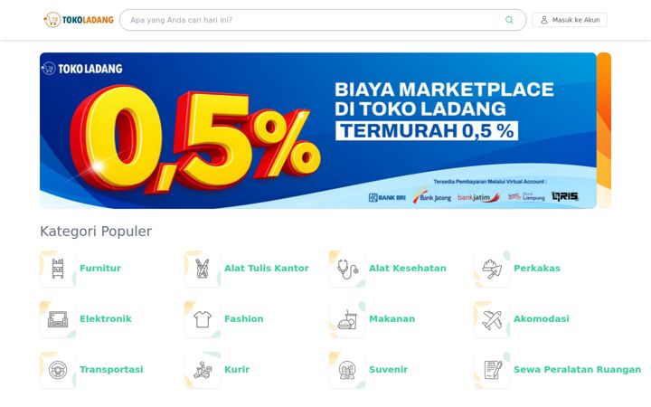Screenshot of tokoladang.co.id