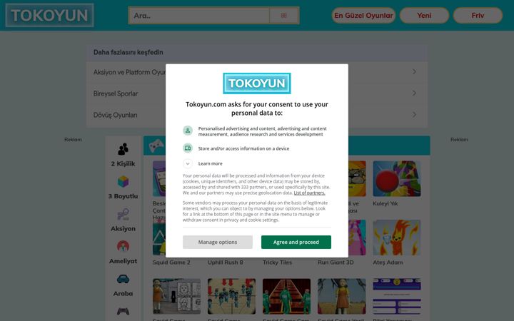 Screenshot of tokoyun.com