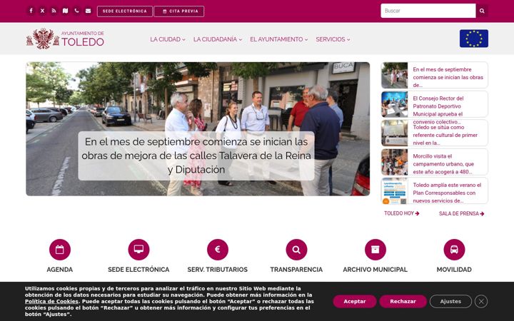 Screenshot of toledo.es