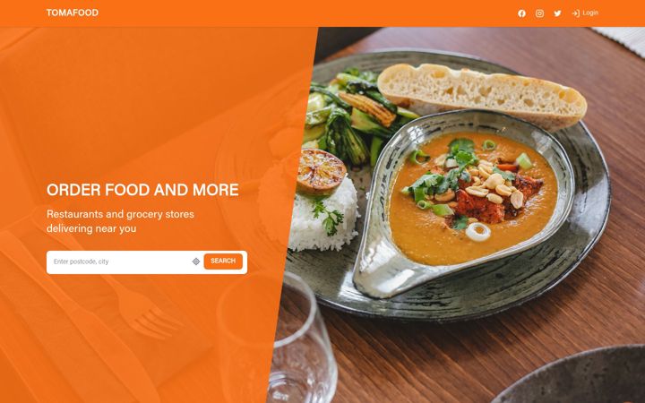 Képernyőkép: tomafood.co.uk