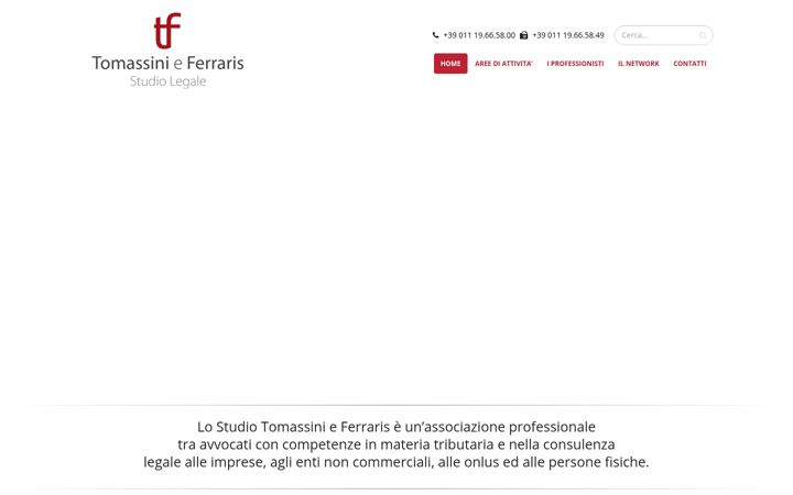 Skärmbild av tomassinieferraris.com