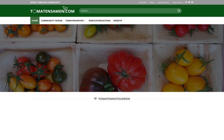 Snímek obrazovky tomatensamen.com