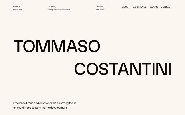 Screenshot of tommasocostantini.it