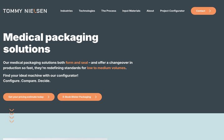 Screenshot of tommynielsen.com