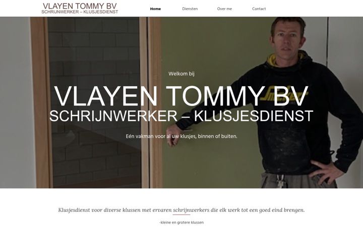 Skærmbillede af tommyvlayen.be