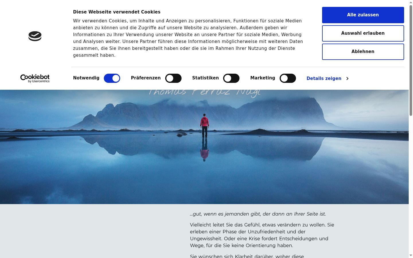Screenshot van de toestemmingsbanner zoals getoond vóór enige interactie