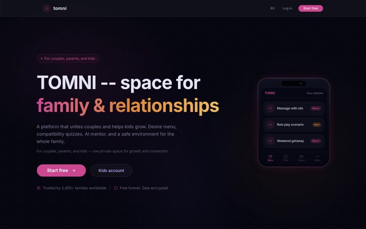 Screenshot of tomni.ru
